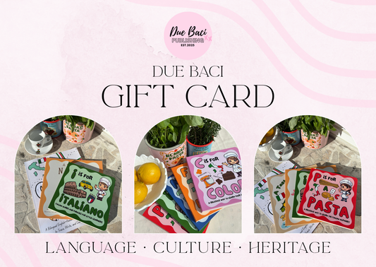 The Due Baci Gift Card